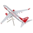 thumbnail image 2 of Boeing 737-800 Commercial Aircraft "Jet2.Com" Silver w/Red Tail "Gemini 200" Series 1/200 Diecast Model Airplane by GeminiJets, 2 of 3