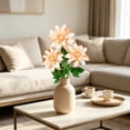 thumbnail image 5 of Ouuluon Lifelike Faux Silk Bouquet, 32 inch Floral for Wedding Home High-End Decor, 5 of 6