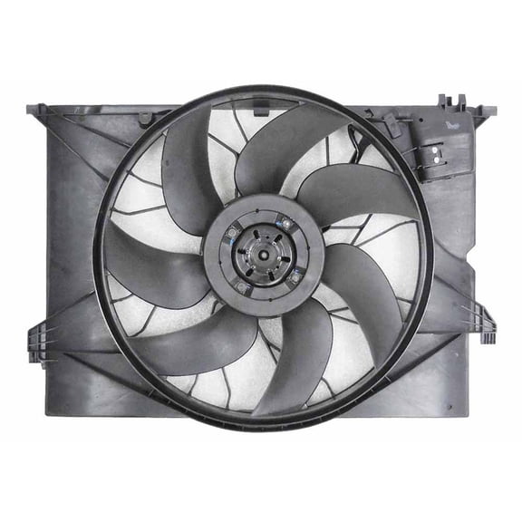 Agility Auto Parts 6010029 Dual Radiator and Condenser Fan Assembly for Mercedes-Benz Specific Models