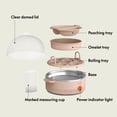 thumbnail image 4 of bella 7-Egg Electric Egg Cooker for Hard, Soft Boiled Eggs, Blossom, 4 of 10