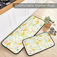 thumbnail image 5 of GZHJMY Easter Chicks Eggs Anti Fatigue Mats for Kitchen Floor,Set of 2 Non Skid Washable Waterproof Anti Kitchen Floor Mats for Kitchen Office Laundry Room Bathroom (19"x27"+19"x47"), 5 of 7