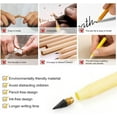 thumbnail image 4 of LAICAIW 20PCS Inkless Pencil Replaceable Refill, Infinite Pencil Replaceable Graphite Nib, Graphite Nib Metal Inkless, Everlasting Pencils Replacement Head for Writing Drawing Office School Supplies, 4 of 7
