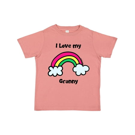 

Inktastic I Love My Granny Gift Toddler Boy or Toddler Girl T-Shirt