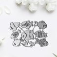 thumbnail image 5 of Plantilla troquelada de metal en forma de pez, 5 of 5