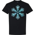 thumbnail image 3 of Inktastic Icy Blue Winter Snowflake T-Shirt, 3 of 5