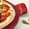 thumbnail image 3 of Emile Henry 14.5 Inch Round Ceramic Oven and Grill Pizza Stone, Burgundy, 3 of 7