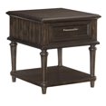 thumbnail image 3 of Pemberly Row Wood 1 Drawer End Table in Driftwood Charcoal, 3 of 6