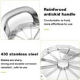 thumbnail image 6 of Apple Slicer,12-Slices Stainless Steel Cutter，Heavy Duty Stainless Steel Apple Cutter and Divider， Anti-slip Handle，Gifts for Mom， Easy to Use., 6 of 8