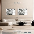 thumbnail image 4 of Elephant Stock Long Haired Cow Wall Art - Horizontal Canvas Wall Art - Living Room Wall Decor - Animal Canvas - Gray And White Decor - 48" x 32", 4 of 8