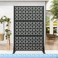 thumbnail image 3 of Erosoei Freestanding Metal Outdoor Privacy Screen, 71.97"H x 45.67"W, 3 of 8