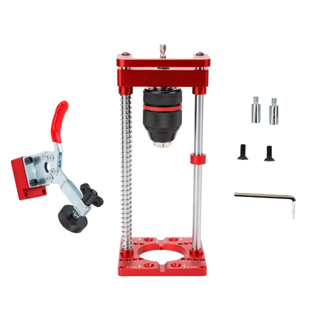 Aluminum Drillling Guide Drilling Jig Drill Puncher Locator DIY Electric Drill Bracket Accurate Drill Hole Locator