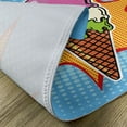 thumbnail image 5 of Ambesonne Ice Cream Place Mats Set of 4, Retro Cone Dots, Standard Size, Multicolor, 5 of 6