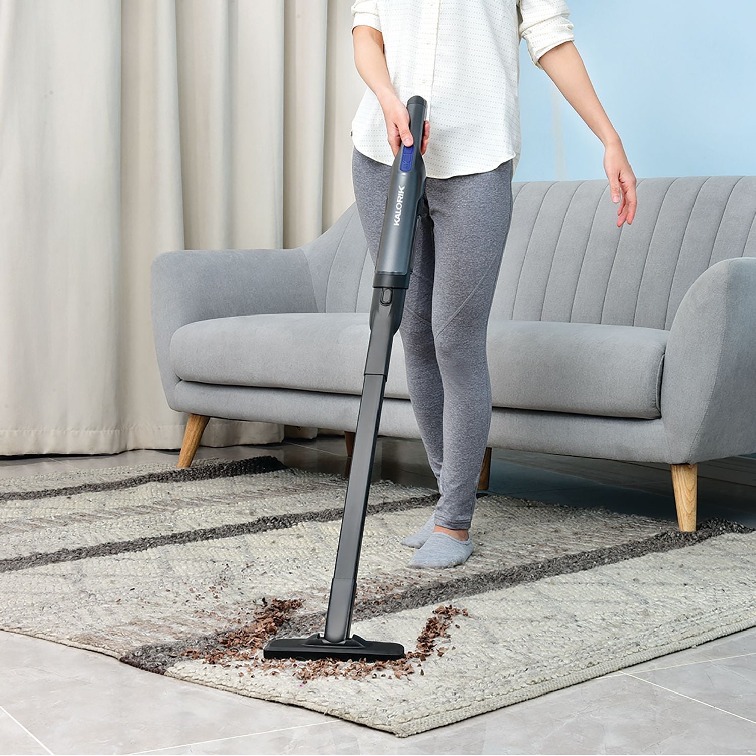 Kalorik Home Handheld Vacuum with Floor Extension HVC 46818 GR
