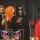 thumbnail image 3 of Adorno de espejo luminiscente para decoración de Halloween, payaso, gafas LED brillantes, disfraz aterrador, conjunto de cosplay negro, gafas festivas con destellos rojos para fiesta de Halloween, ado, 3 of 8