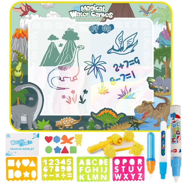 Big Coloring Doodle Mat Reutilizable Aquapaint Mat Diseño creativo para niños pequeños Hugtrwg Para estrenar