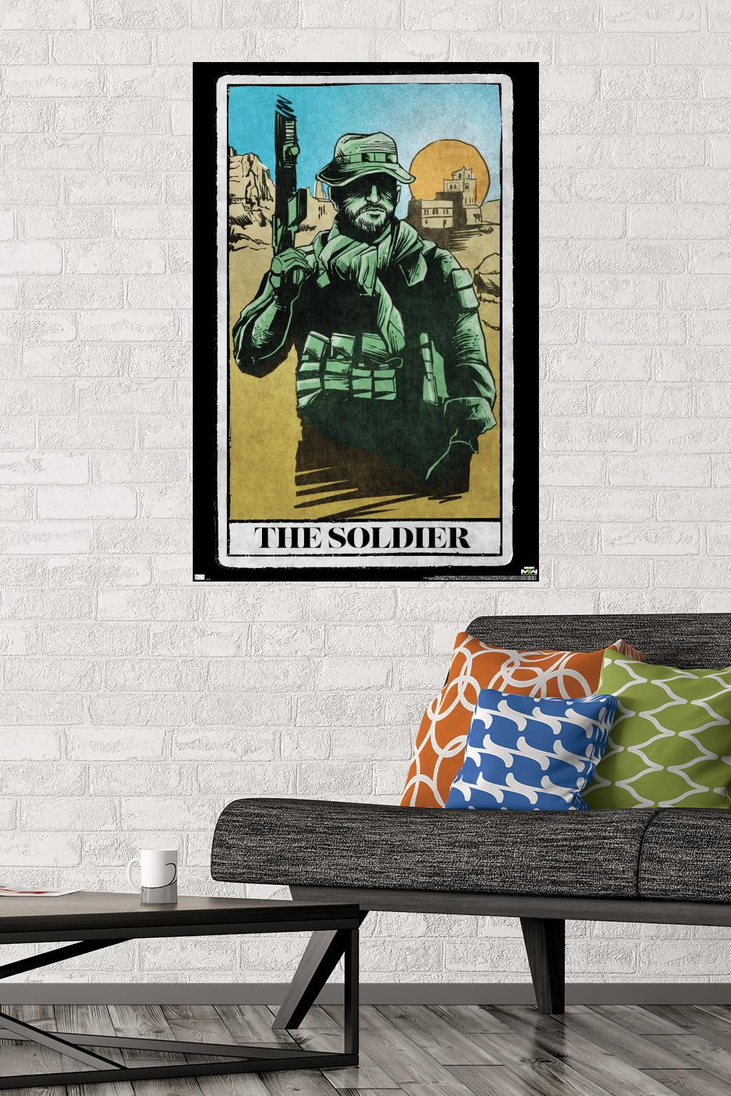 Call of Duty: Modern Warfare 2 - Captain Price Tarot Card Wall Poster, 22.375" x 34"