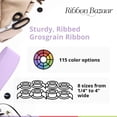 thumbnail image 4 of Ribbon Bazaar Solid Grosgrain Ribbon - Silver 2-1/4" 50yd, 4 of 4