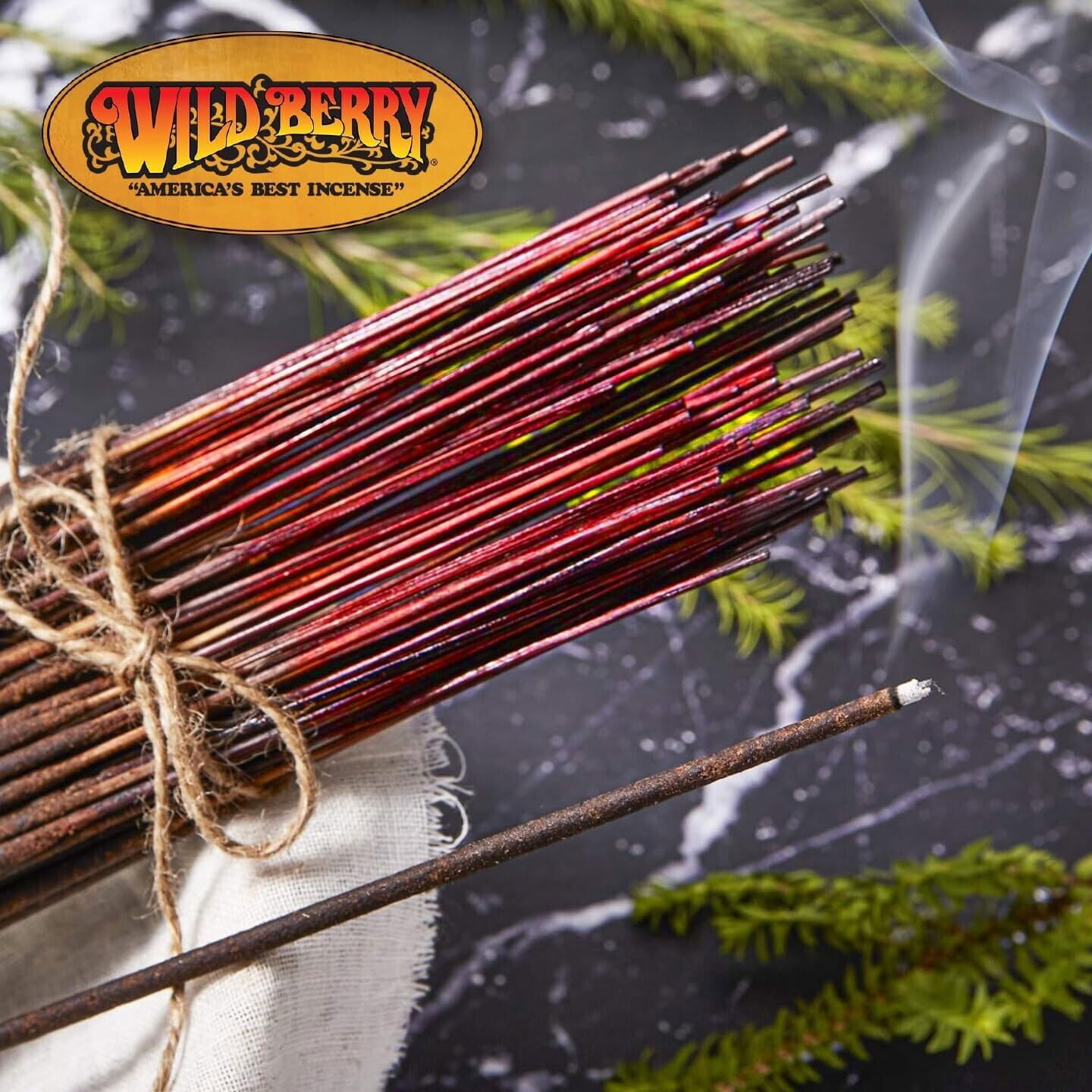 Wildberry Incense 11" Mulberry 100 Stick Pack, Jar Not Included