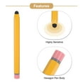 thumbnail image 4 of 2pcs Stylus Pens for Touch Screens Hexagon Crayon Stylus Pen Universal Capacitive Stylus 4.7" Yellow, 4 of 6