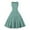 Green, variant on Women's Sleeveless Polka Dot Dress 50s 60s Vintage Rockabilly Dress Ruffle Flowy Hepburn Dress for Tea Party