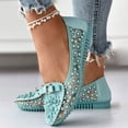 thumbnail image 5 of Sngxgn Women's Flats Shoes Dress Shoes Ballet Flats Comfortable Flats(Blue,39), 5 of 8