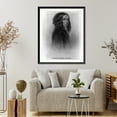 thumbnail image 4 of Historic Framed Print, [Elizabeth (Barrett) Browning, head-and-shoulders portrait, right profile], 17-7/8" x 21-7/8", 4 of 9