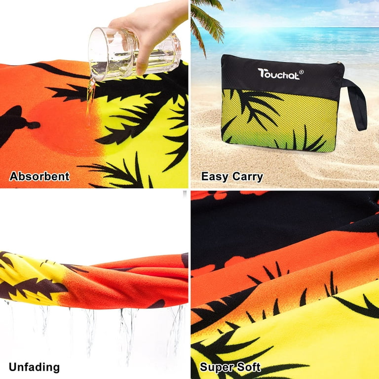 Gomust 4 Pack Lightweight Thin Beach Towel Oversized 71x32 Big Extra Large  Microfiber Sand Free Towels for Adult Quick Dry Travel Camping Beach  Accessories Gift Coconut Tree Laguna Mandala Elephant - Yahoo