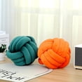 thumbnail image 6 of Knot Pillows Ball Round Throw Pillows Home Decor Cushion Decorative Aesthetic Throw Pillows，Dark Green 11inch, 6 of 13