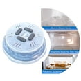 thumbnail image 3 of Microwave Collapsible Hovering Anti Splattering Magnetic Food Lid Cover Guard - Splatter Lid with Steam Vents & Microwave Safe Magnets - Dishwasher Safe & Sticks To The Top Of Your Microwave, 3 of 6