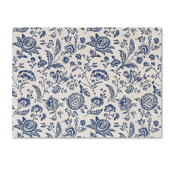 Trademark Fine Art "Toile Fabrics IX" Canvas Art by Color Bakery