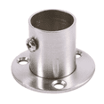 thumbnail image 5 of 3X Closet Wardrobe 22mm Dia Pipe Hanging Rail Rod End Support Bracket, 5 of 7