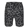 thumbnail image 4 of Naloa Numbers Men's Beach Shorts, Surfing shorts, Swim trunks, Quick Dry Swim Trunks for Surfing Beach Fun - Medium, 4 of 9