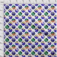 thumbnail image 4 of oneOone Georgette Viscose Blue Fabric Abstract Galaxy Circle Sewing Material Print Fabric By The Yard 42 Inch Wide, 4 of 4