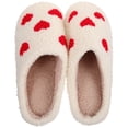 thumbnail image 1 of GOOHOCHY 1 par de pantuflas de corazón, lindas pantuflas de interior, pantuflas de casa, pantuflas de pareja, 1 of 8