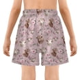 thumbnail image 5 of joogoo Highland Cattle Roses Boys Swim Trunks Beach Swimsuit Shorts Boxer 8Y, 5 of 8
