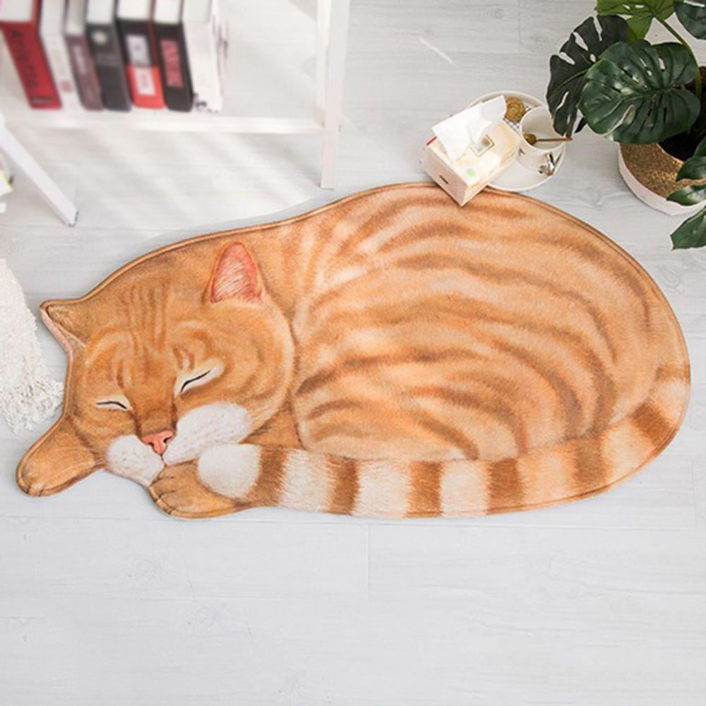 ALAZA Gray Hipster Cat Kitten Area Rug for Living Room Bedroom 5'3x4