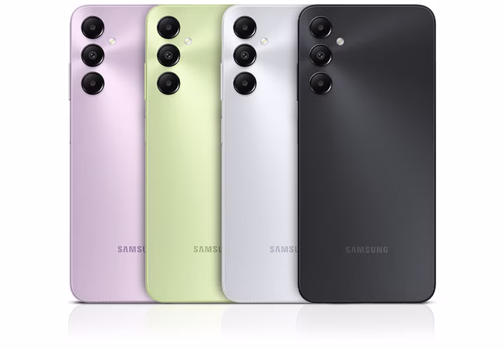 SAMSUNG Galaxy A05s (128GB, 4GB) 6.7" GSM Unlocked US + Global 4G VoLTE A057M/DS - Light Violet