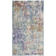 thumbnail image 2 of SAFAVIEH Sutton Jamaar Transitional Runner Rug, Turquoise/Lavender, 3' x 8', 2 of 6