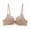 Beige, variant on Womens Wireless Bras Solid Color No Underwire Push Up Full Coverage Soft Seamless Sports Everyday Bralettes Bra,Purple,34 C