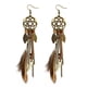 thumbnail image 1 of Pendientes de atrapasueños Jumpingount joyería de plumas Vintage, 1 of 6