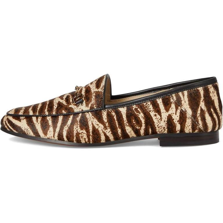 Sam Edelman Women's Loraine Black/White Zebra Brahma Loafer 10M