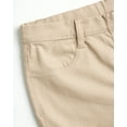 thumbnail image 4 of Beverly Hills Polo Club Girls' School Uniform Pants - 2 Pack Stretch Khaki Jegging Leggings (4-16), 4 of 7
