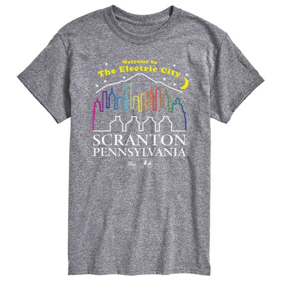 The Office - Electric City Scranton - Men's Short Sleeve Graphic T-Shirt
