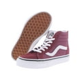 thumbnail image 2 of Vans Girls Sk8-Hi Suede Logo Skateboarding Shoes Red 12 Medium (B,M) Little Kid, 2 of 3