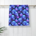 thumbnail image 5 of KLL Skull flower star sky Ultra Absorbent & Soft Hand Towels for Bath, Hand, Face, Gym and Spa-27.5x16in, 5 of 7