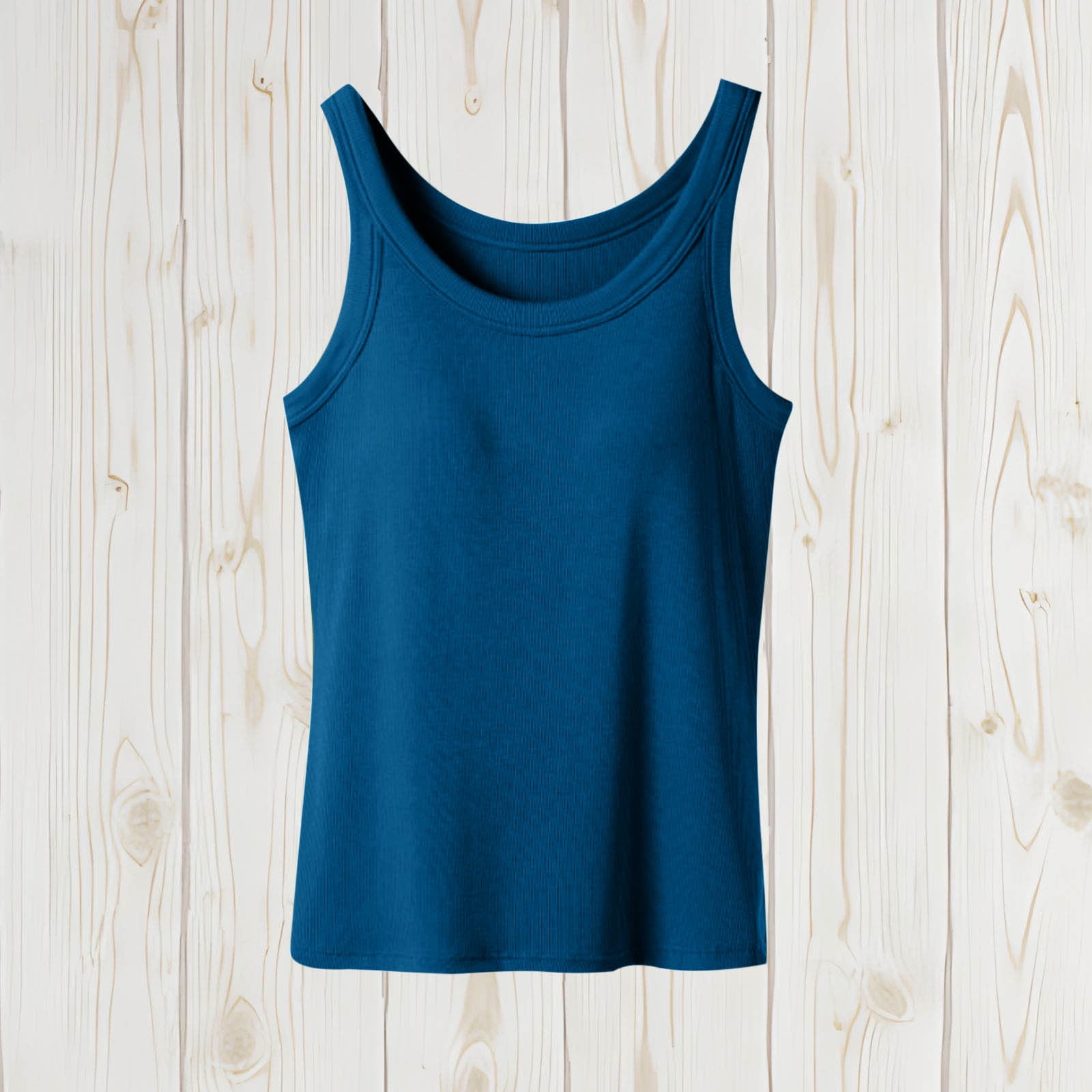 ylioge Womens Plus Size Tank Tops Built in Bras L-5X Sleeveless Crewneck Camisoles Pullover Stretchy Slim Solid Color Basic Loungewear Workout Vests