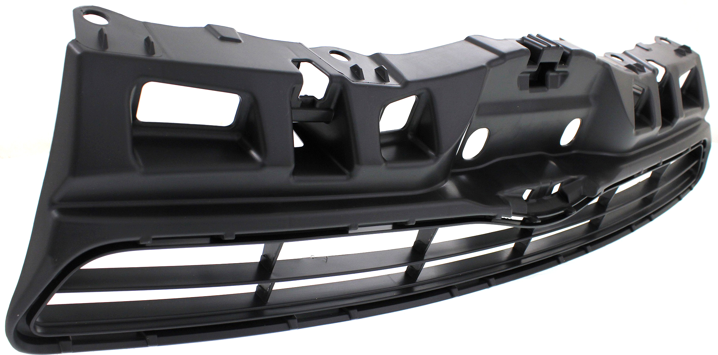Grille Assembly Compatible With 2012-2014 Toyota Prius C Textured Black Shell and Insert