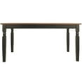 thumbnail image 2 of Bowery Hill Table à Manger Rectangulaire Noire et Brune, 2 of 5
