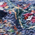 thumbnail image 6 of Nanshing Vernice 3 Piece Bohemian Ecclectic Quilt Set, Red Blue, King, 6 of 7