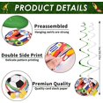 thumbnail image 3 of Yanonmyfd 28pcs World Cup Soccer 2026 Hanging Swirls for Party Decorations, 12Pcs Soccer Flag Hanging Swirls and 12pcs Hanging Swirls for World Cup Home Party Decorations,28pcs Hanging Swirls, 3 of 12